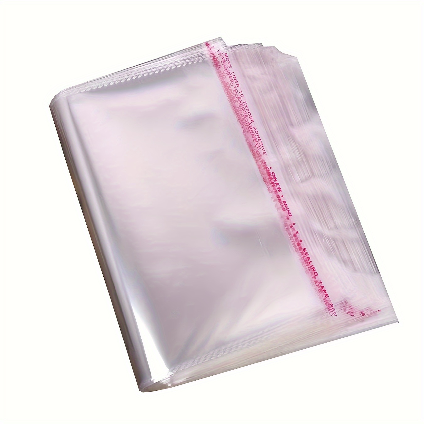 30pcs Self-Adhesive Transparent Packaging Bag for Clothes & Necessities