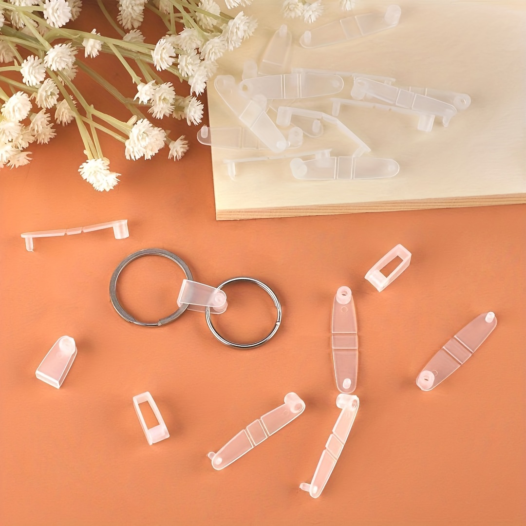 Plastic Key Ring Clip Small Plastic Key Ring Clip - Temu