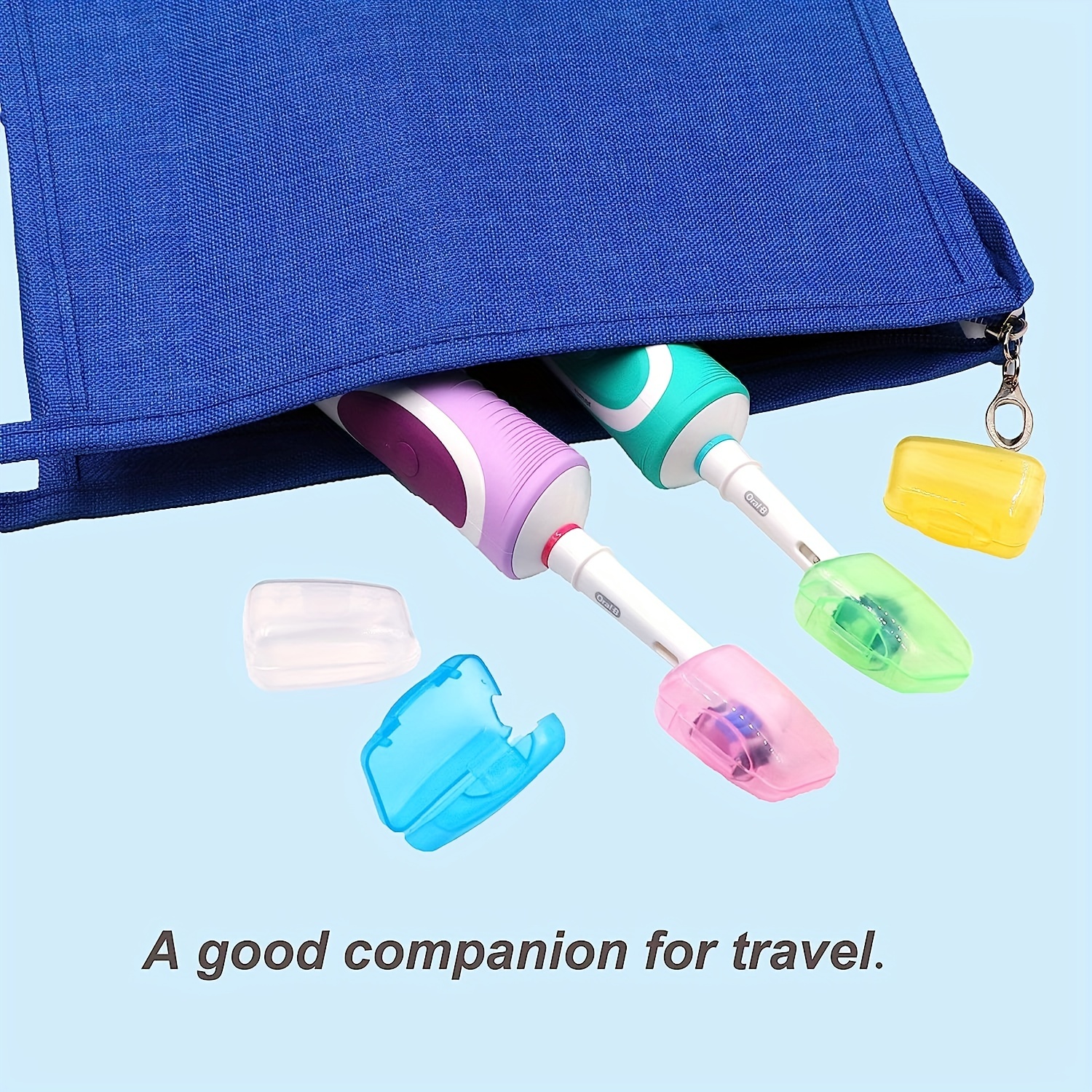 20 Pack Toothbrush Head Covers Portable Caps Case Protector Home Outdoor