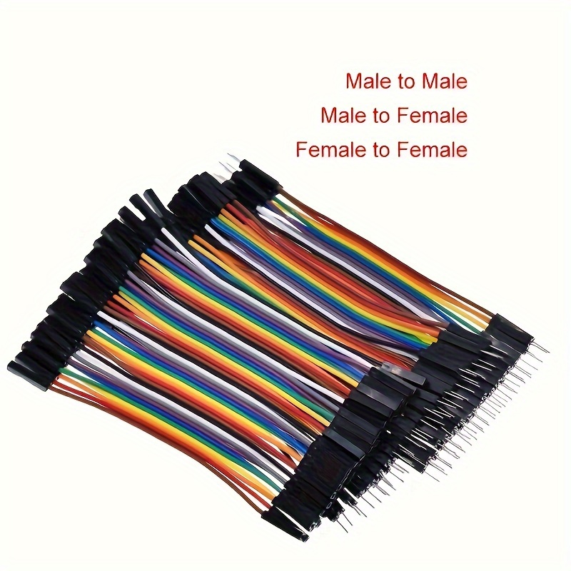 10cm Female - Female 40 Wire Dupont Cable