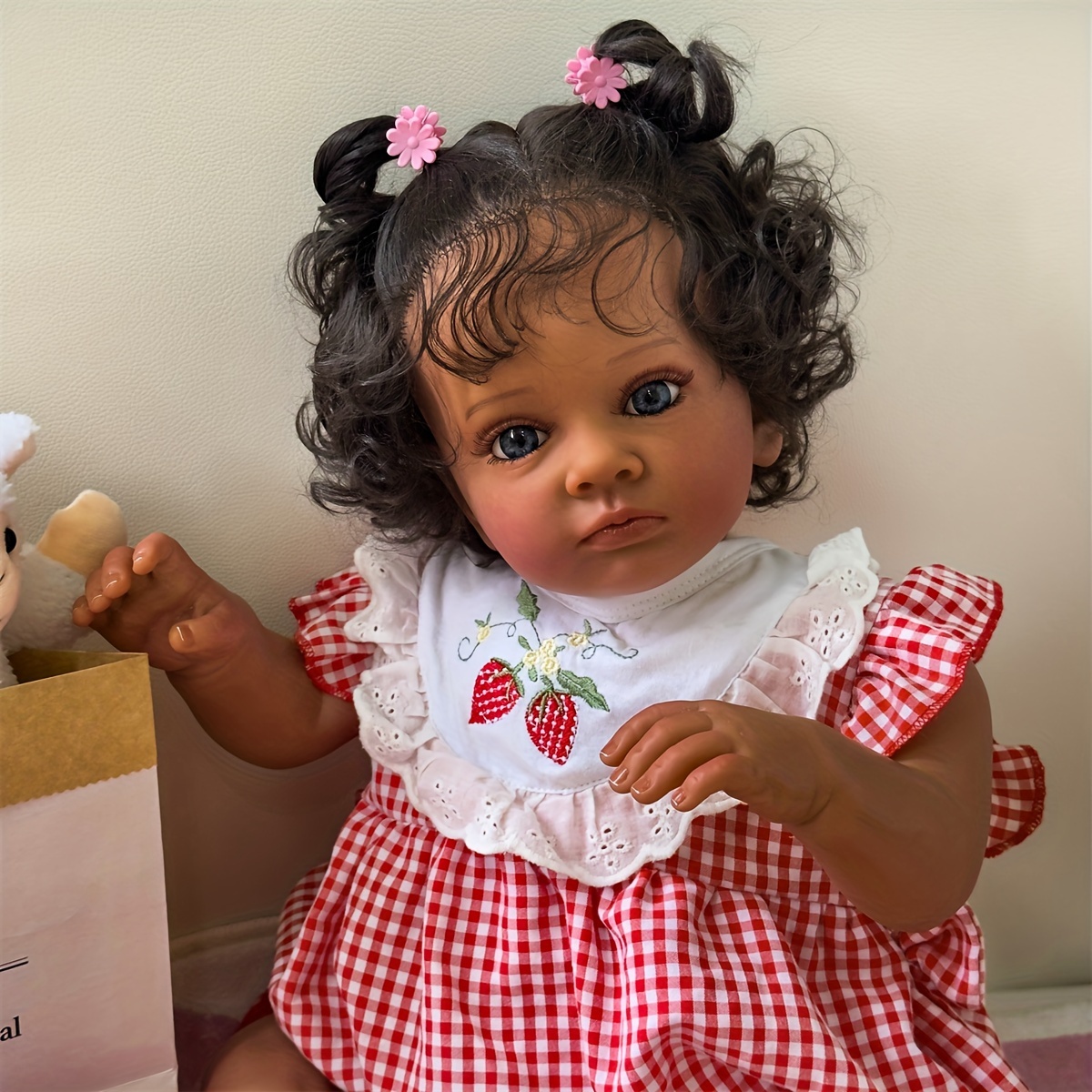 iCradle 60cm Soft Silicone Reborn Baby Doll Toy for, boneca bebe