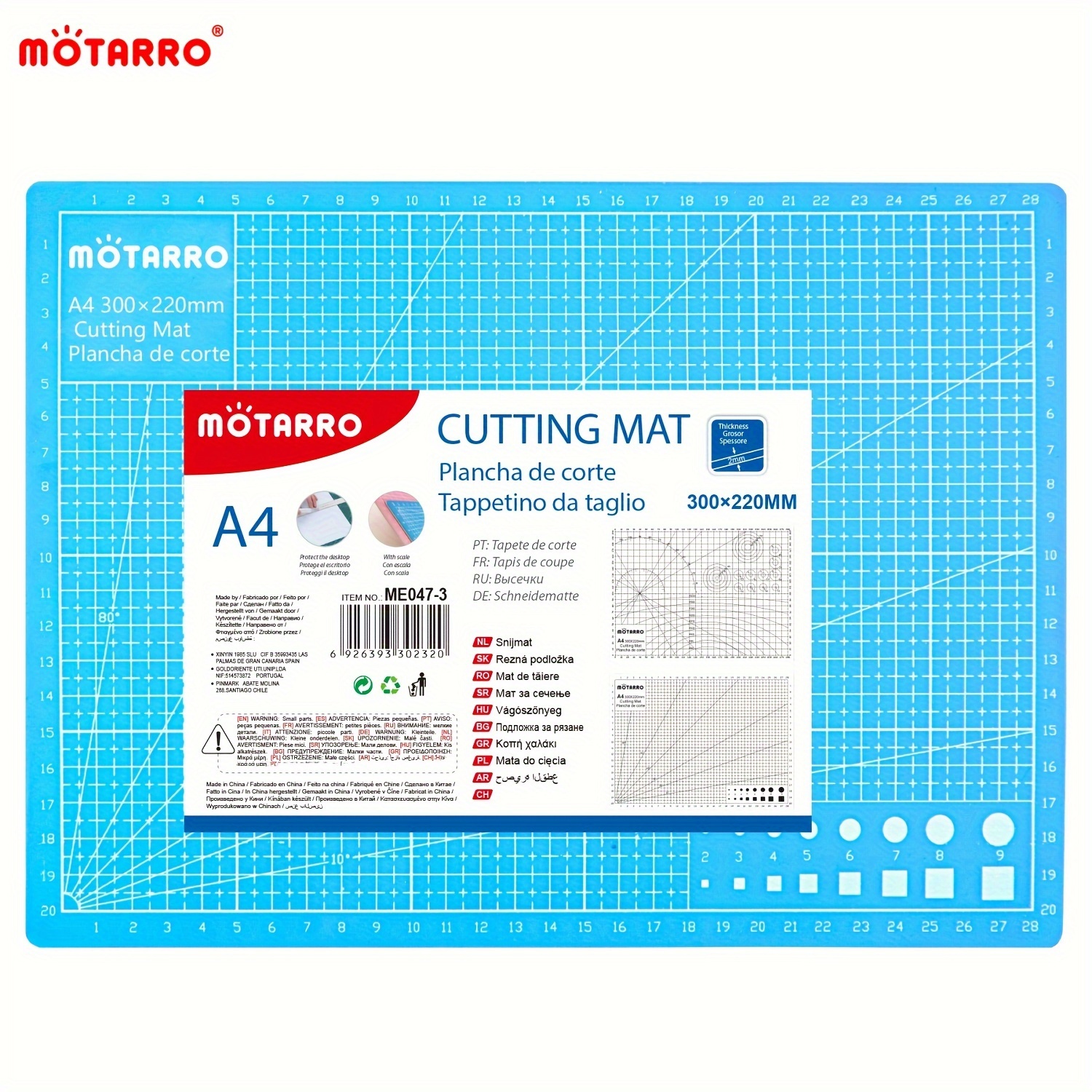 Self Healing Cutting Mat Double Sided Gridded Rotary Cutting Board Craft