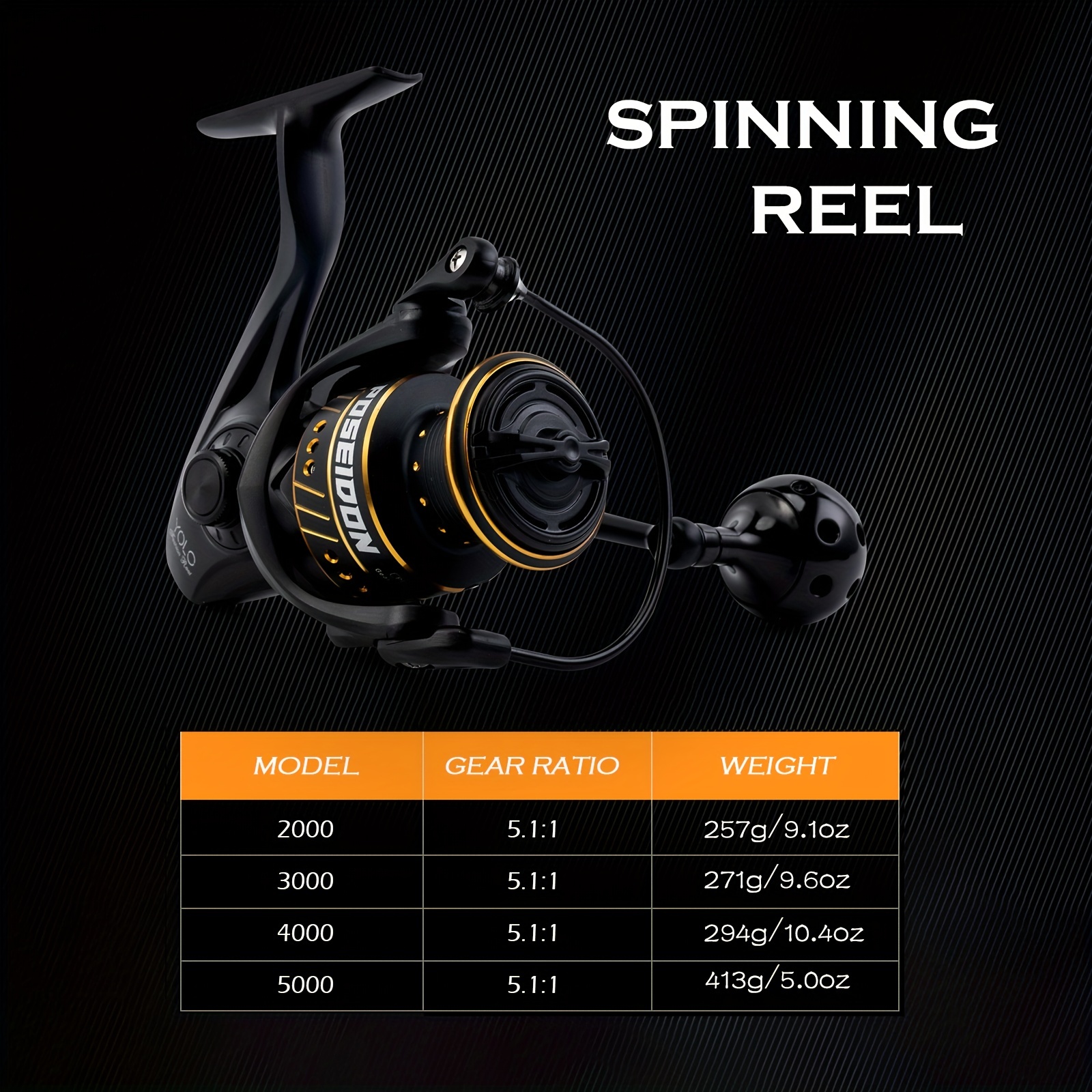 Golden Spinning Reel: Ultra Light Long Cast Reel Freshwater - Temu