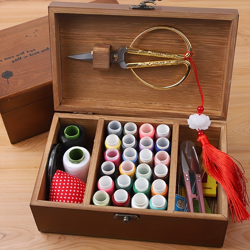 Needle Thread Storage Box European Sewing Tool Box With - Temu