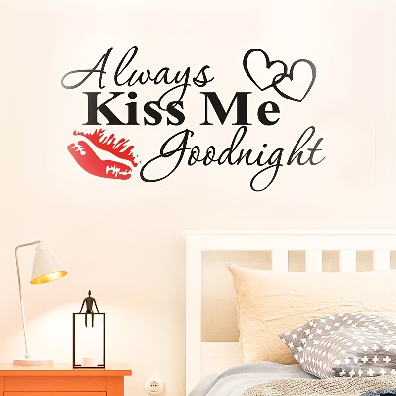 8 x 10 Always Kiss Me Goodnight Picture Pillow - Bed Bath