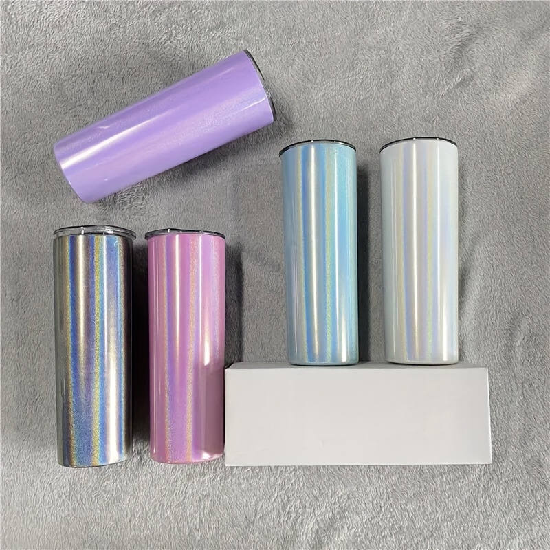 Skinny Tumbler, Stainless Steel Double Wall Water Bottle, Vacuum Insulated Slim  Cup With Lid Straw - Temu