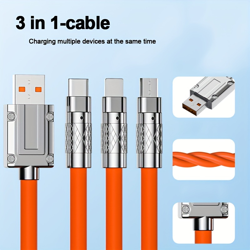 Cable Cargador Multiple - Temu