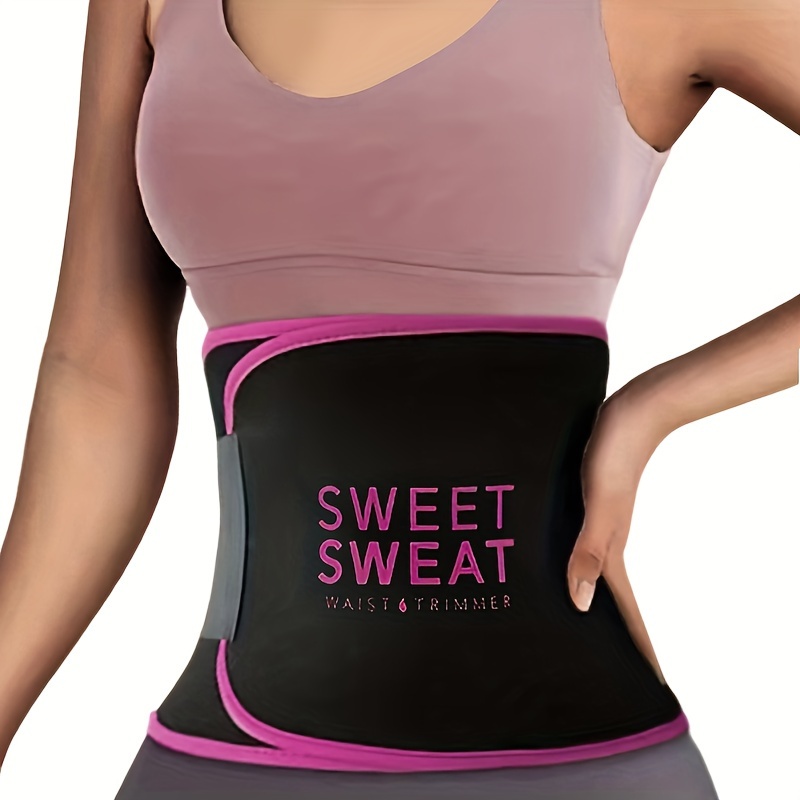 Large Size Fitness Belt Women Sauna Sweating Waist Trainer - Temu