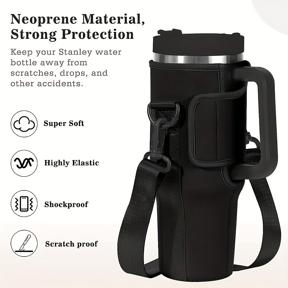 Neoprene Water Bottle Holder With Adjustable Strap For - Temu