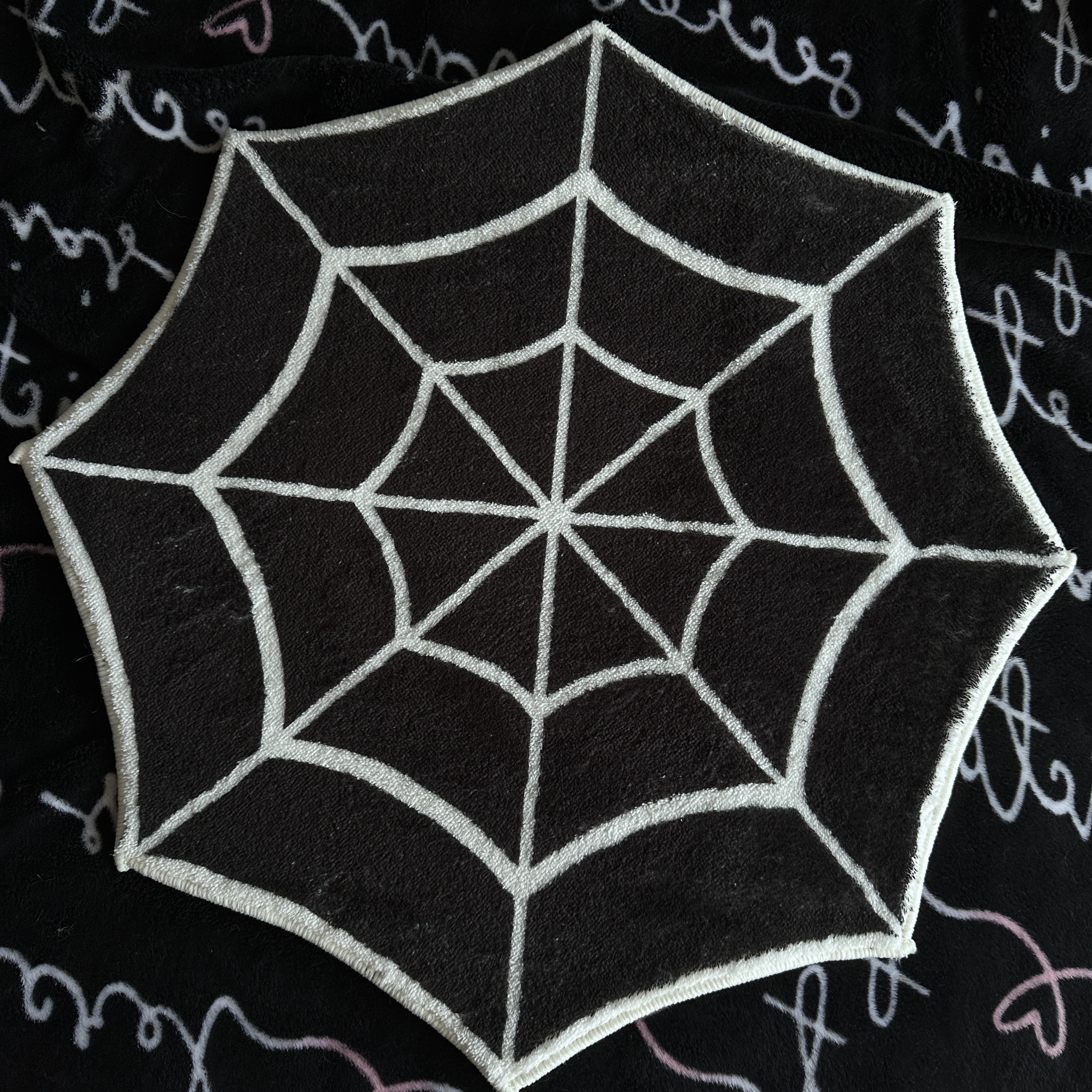 Halloween Spiderweb Pattern Floor Mat Soft And Comfortable - Temu