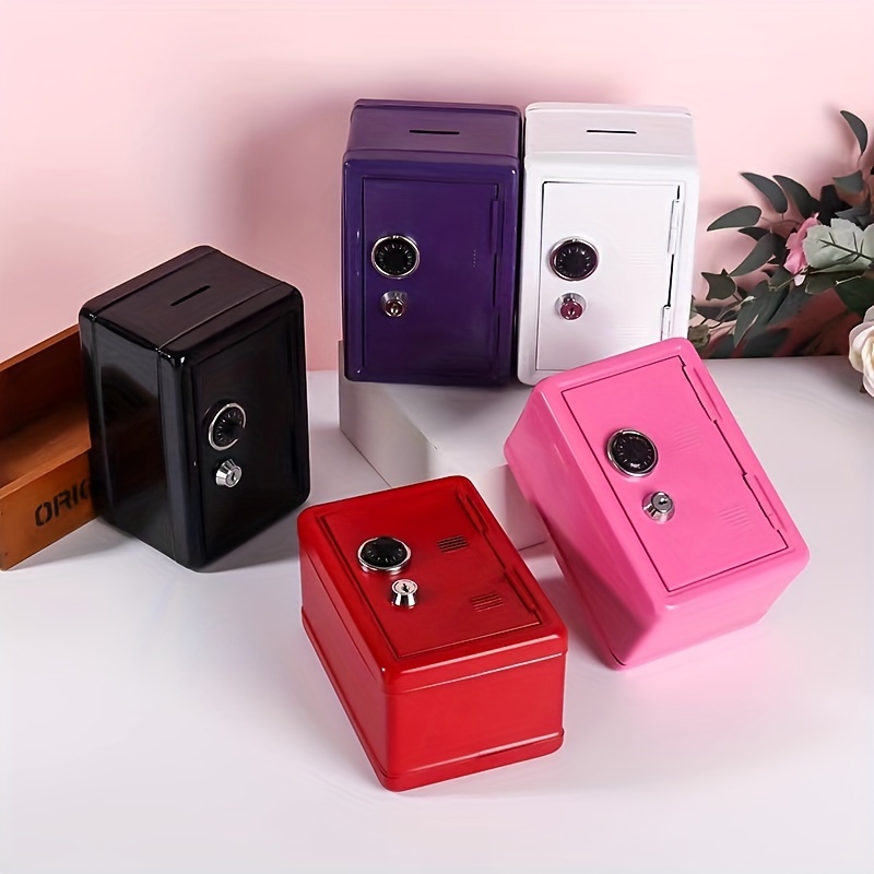 Mini Safe Box Storage Box Mini Atm Money Box Decorative Safe - Temu