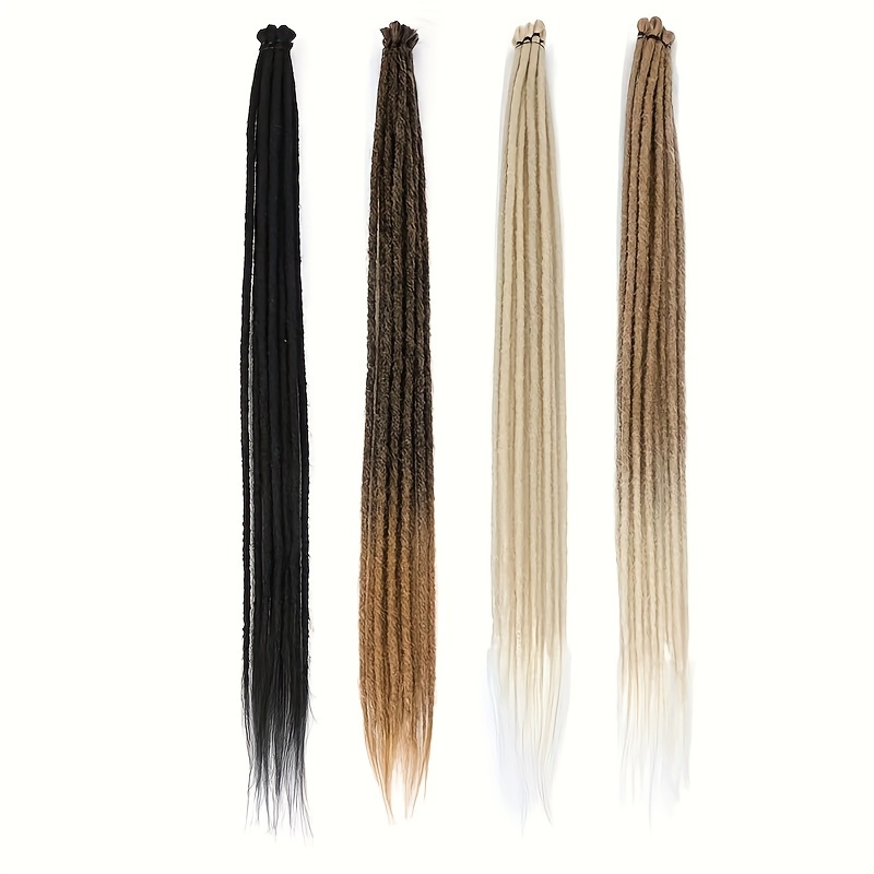 Crochet Dreadlocks Extension 36 inch Synthetic Synthetic Hippie Single Ended Dreads Locs Hair 10 Strands/Pack Thin Soft Reggae Hair Hip-hop Style
