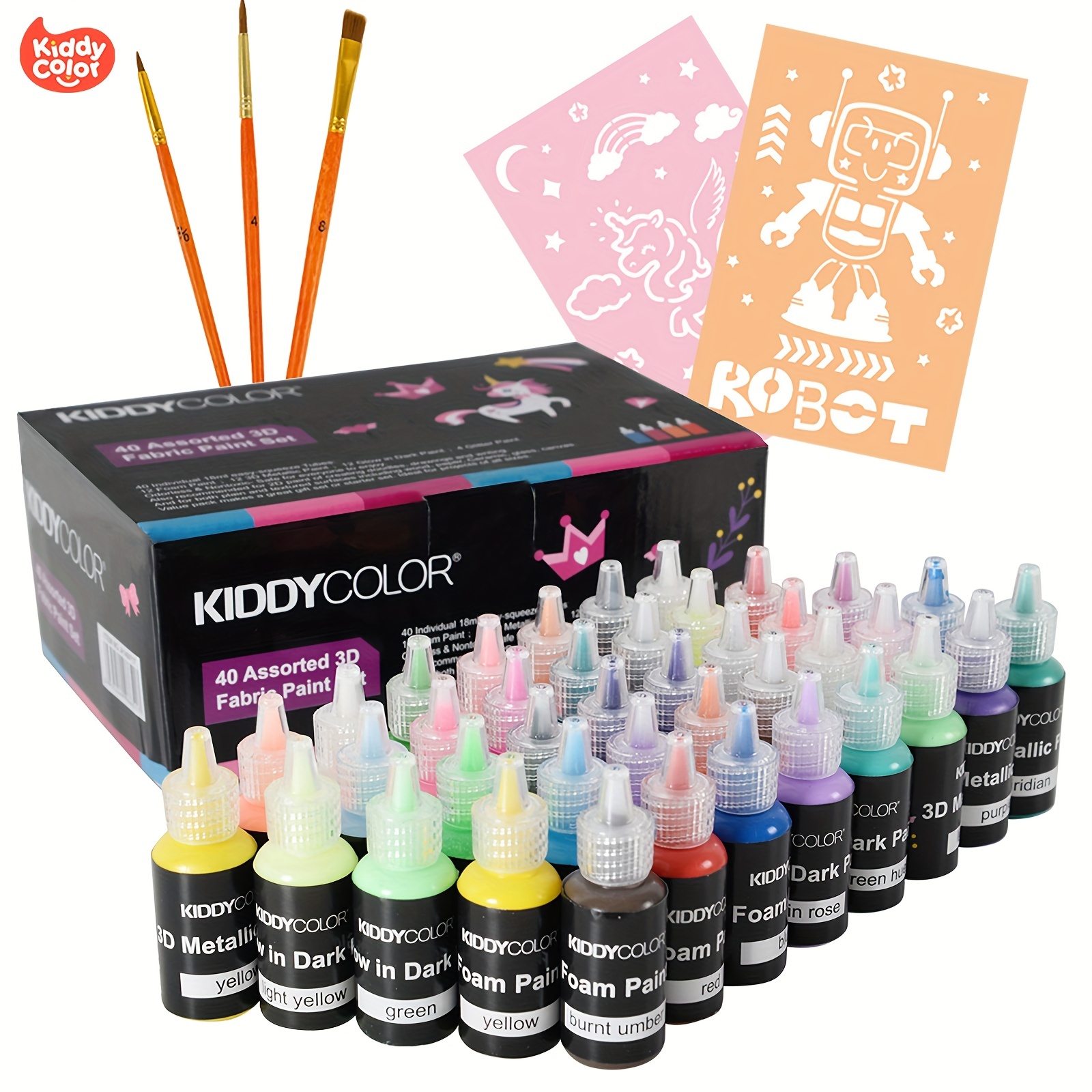 DIY Crystal Paint Arts and Crafts Set Three Dimensional Baking Free  Graffiti, Coloring, and Adhesive Painting 30ml 