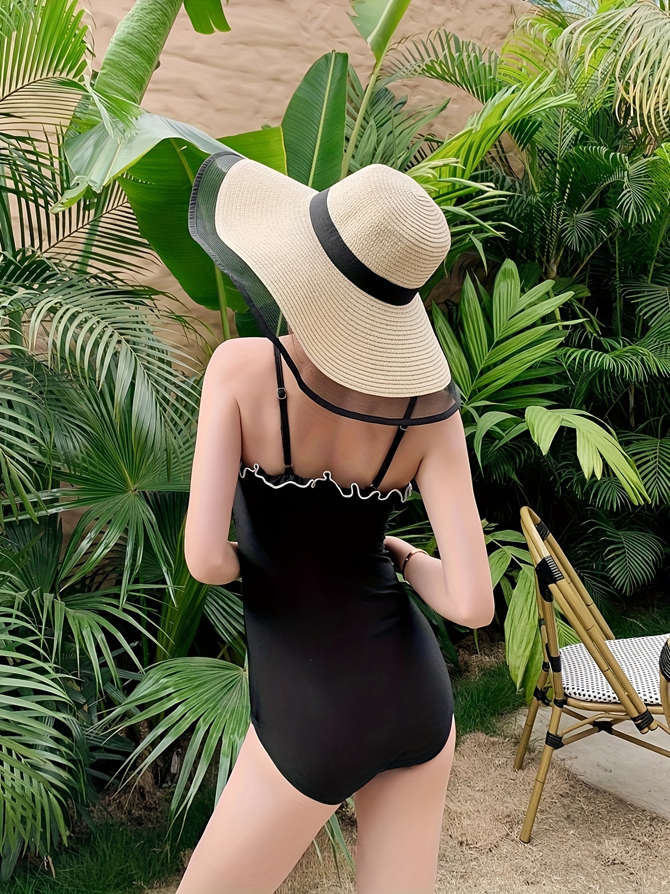 Women Swimsuit One Piece Tummy Control Swim Dress Skirt Bathing Swim Beach  Wear