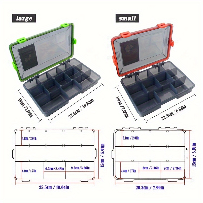 Portable Carp Fishing Lure Tackle Box Plastic Fishing Storage Waist Belt  Bag Tools Organizer Case Fishing Accessories - AliExpress