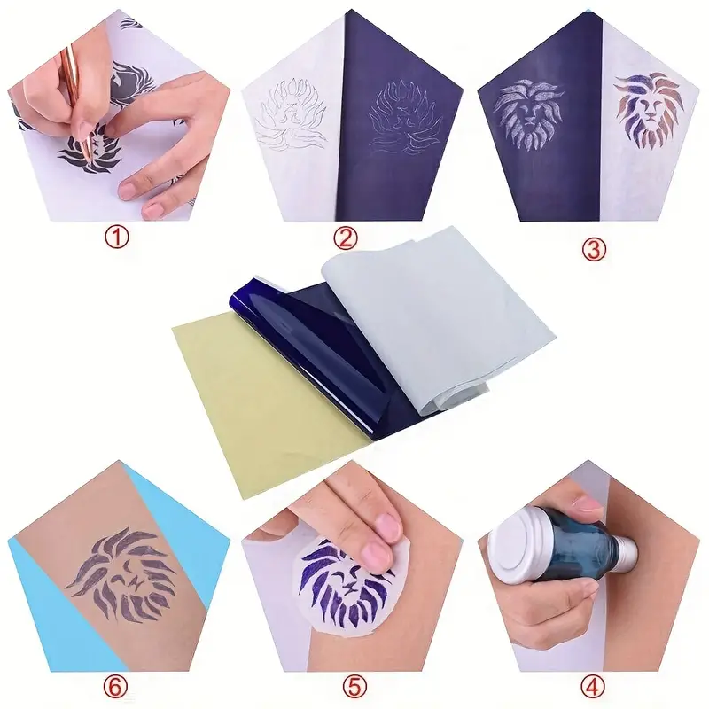 Tattoo Transfer Paper: Create Your Own Tattoos With - Temu United