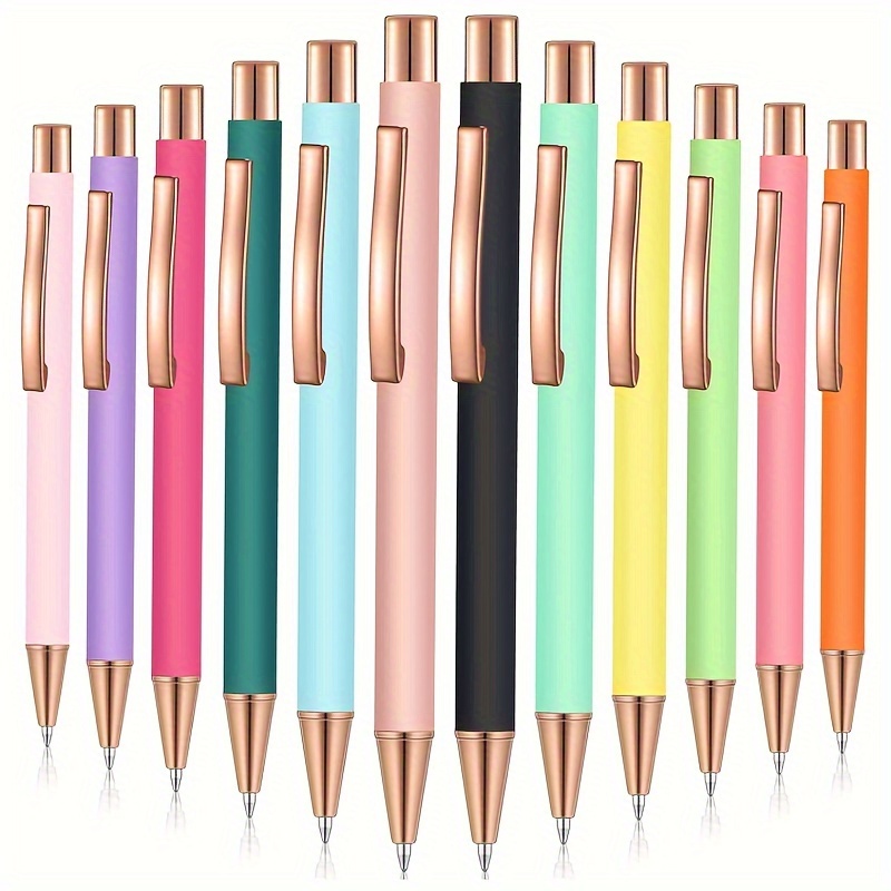 Ballpoint Pens,retractable Pretty Journaling Pens Office Supplies For Women  & Men, Best Gift Pens For Smooth Writing - Temu