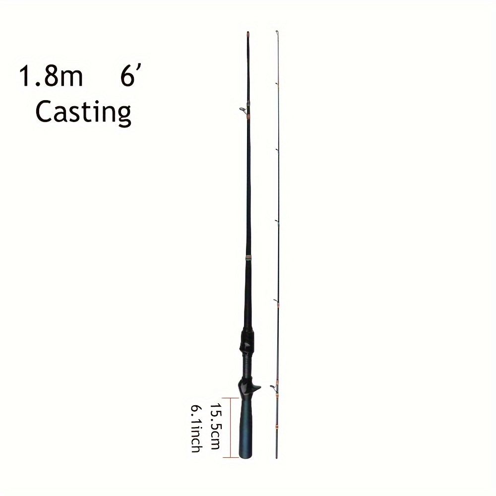 Ultralight Carbon Fiber Handle Fishing Rod Spinning/casting - Temu New  Zealand