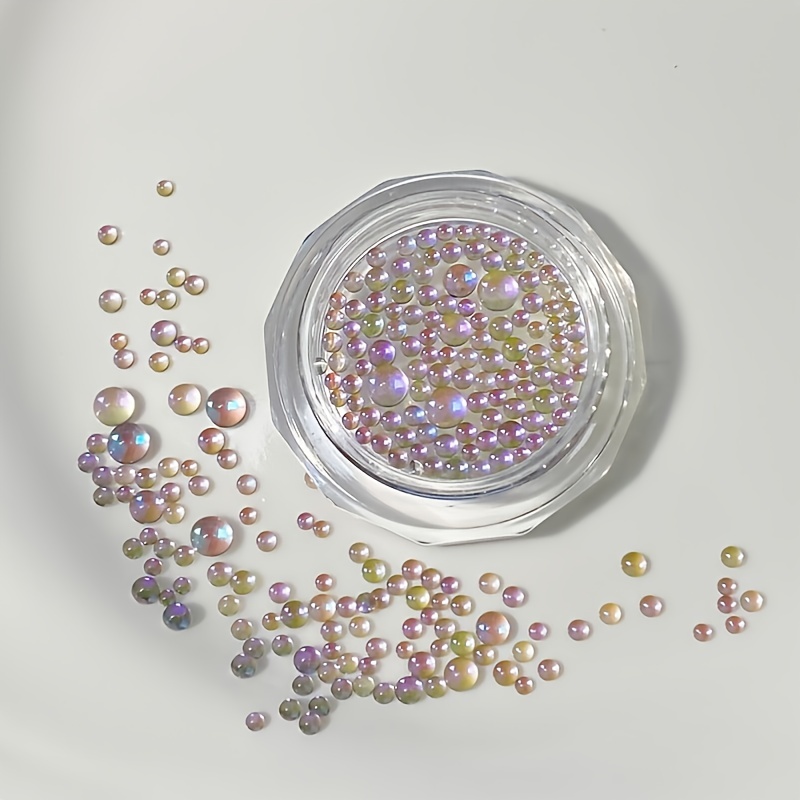 Nail Art Decoration Mixed Size Bead Manicure Charms For Diy Craft Supplies