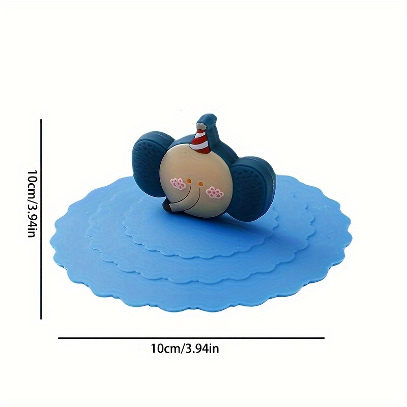 Cartoon Silicone Cup Cover Dustproof Leakproof Tea Coffee Sealed