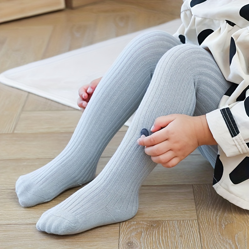 Par de medias en color claro con diseño de lazo, calcetines de algodón con  estilo para verano, calcetines/mallas para niños