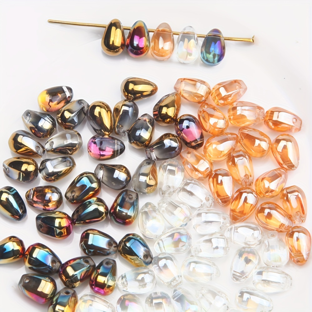 Colorful Crystal Glass Beads For Jewelry Making Diy - Temu