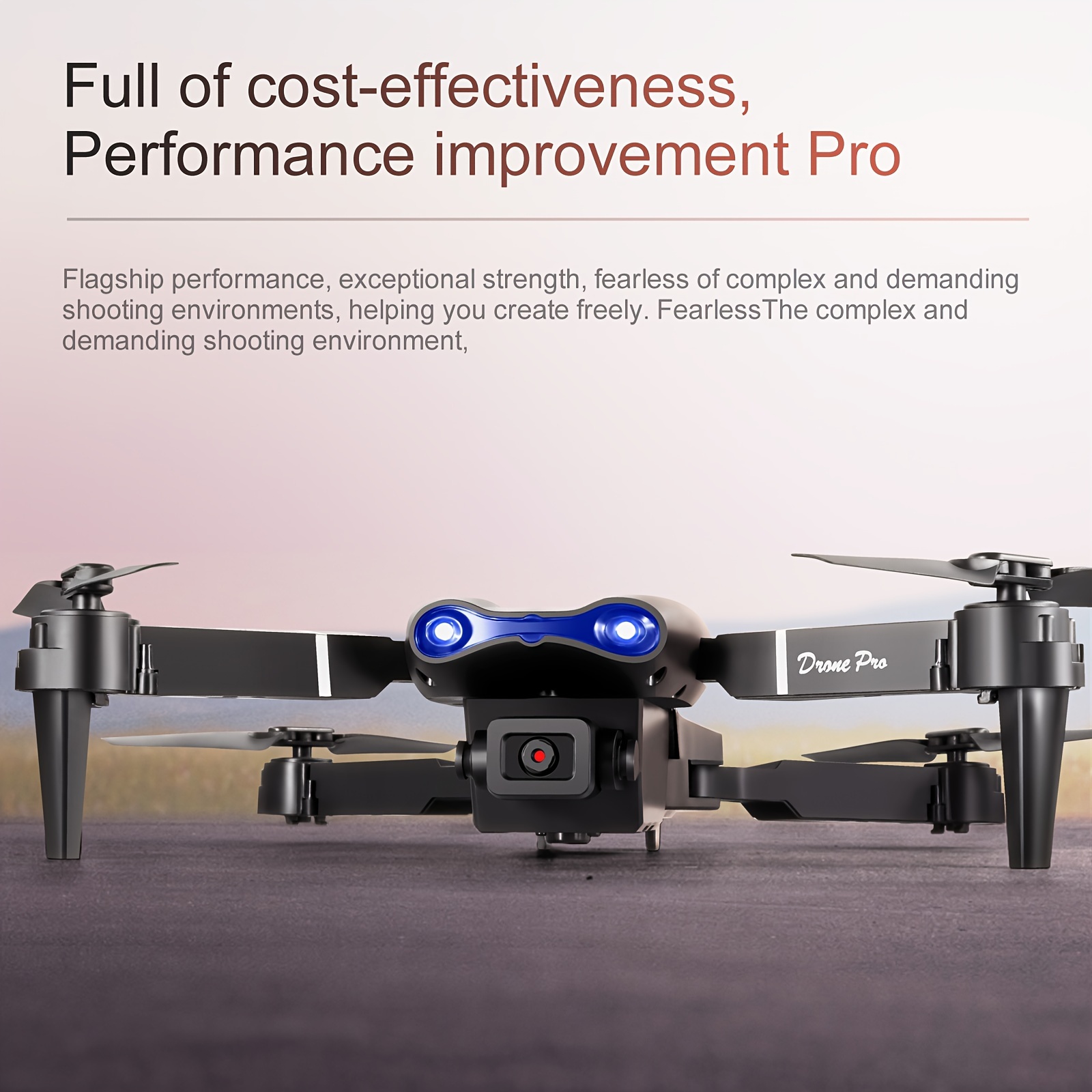 Mini Drone E99 Télécommande Quadricoptère pliable avec 4K FPV HD Dual  Camera Gravity Control, One Key Start/Landing Mode sans tête pour enfants