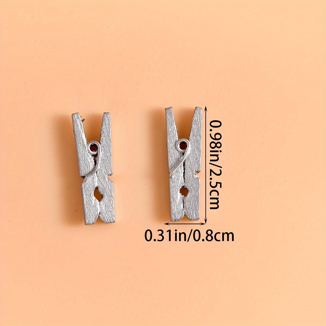 100pcs Decorative Wooden Clothespins, Wooden Small Clothes Pin Clip. Mini  Small Clip, Decorative Pegs For Wedding Party Decoration