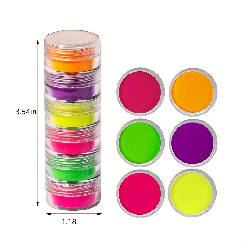 13 Colors Neon Pigment Powder Fluorescent Neon Pigments - Temu