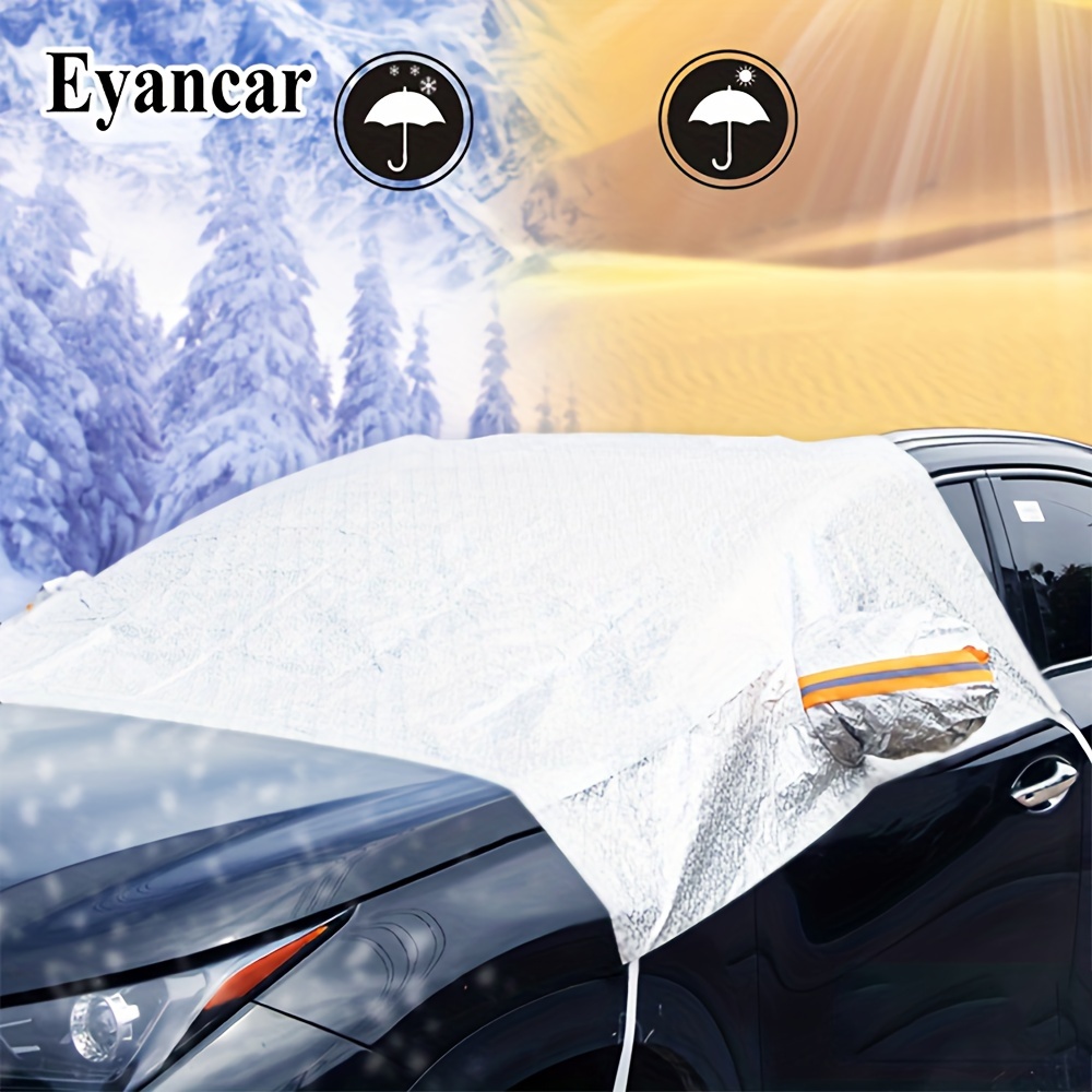 1Pza- Parasol multifuncional para parabrisas de coche, cubierta de nieve  para parabrisas de coche, protección contra el viento y los rayos UV para  tod