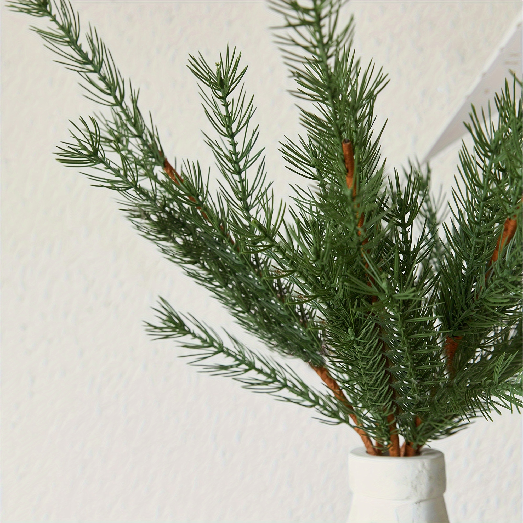 Faux Pine Branch, Artificial Flowers