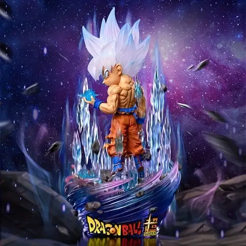 Anime Dragon Ball Z Son Goku Figure White Hair And Black Hair