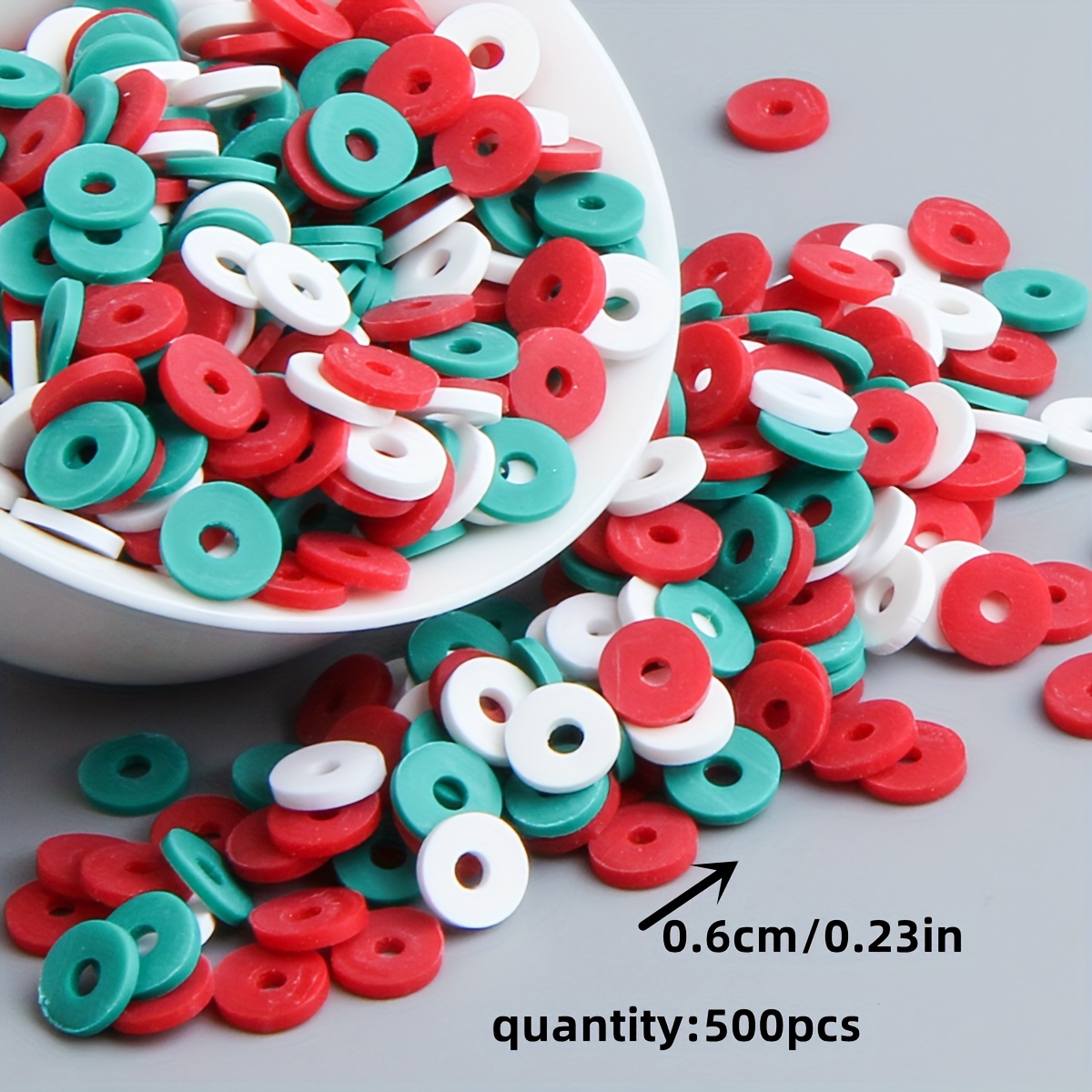 Polymer Clay Mixed Color Beads Bulk Fashion For Diy Bracelet - Temu