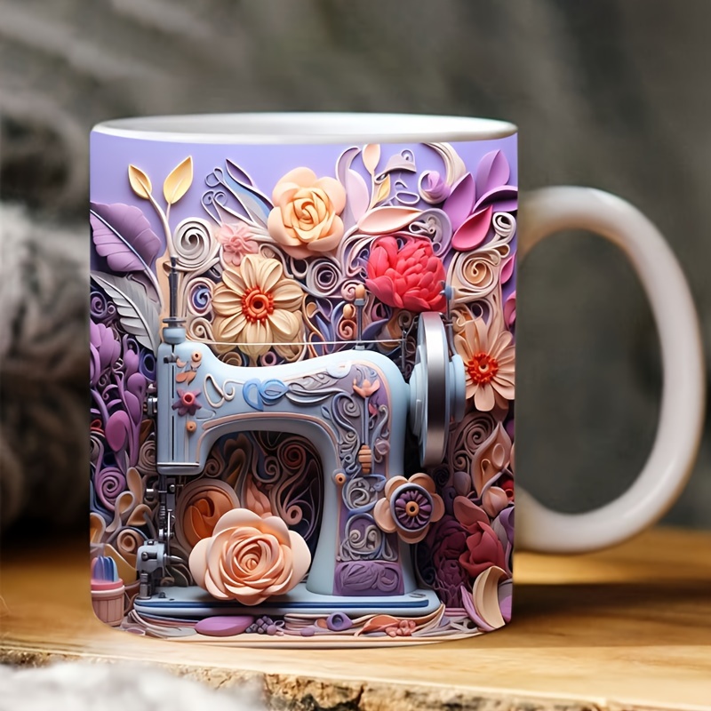 3d Sewing Mug Sewing Machine Mug Sewing Gifts For Women - Temu