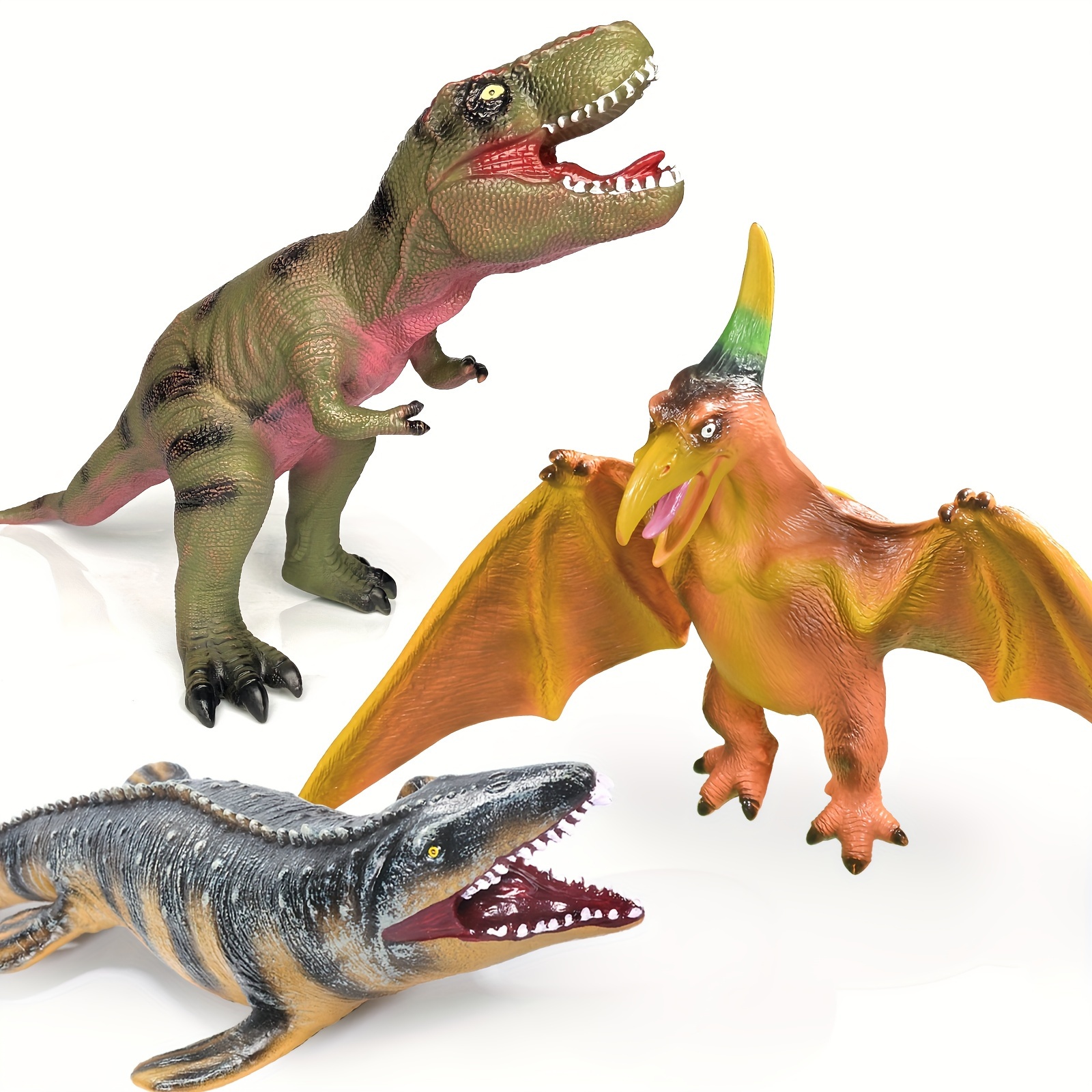 TOEY PLAY 12PCS Dinosaure Figurine Jouets pour Enfants 3 4 5 6 Ans, Gros  Dinosaures Ensemble de Jeu avec Arbres, Réaliste T-Rex, Triceratops,  Velociraptor, Éducatifs Cadeaux pour Garçon Fille : : Jouets