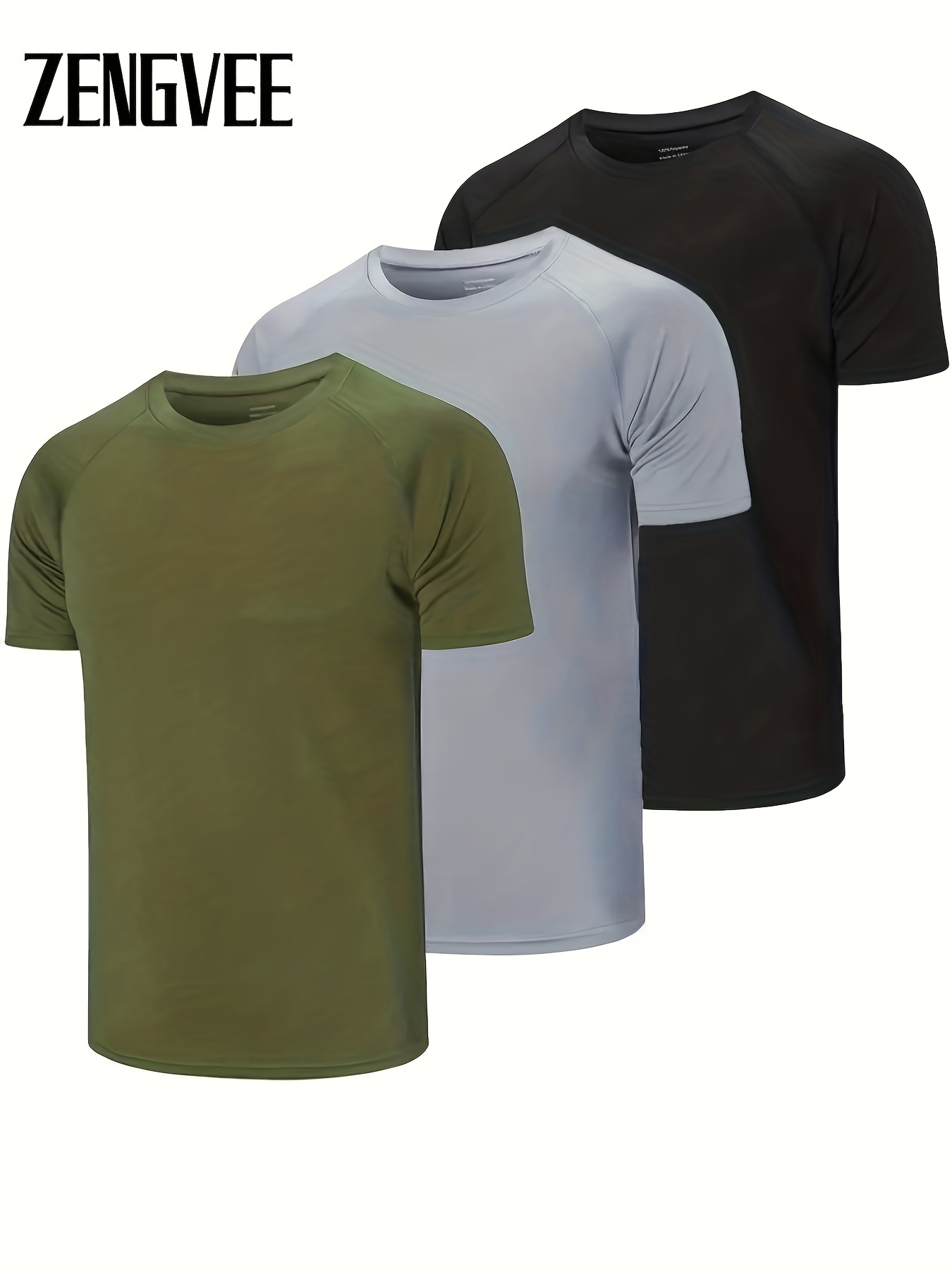 Slim Fit Solid Men's Fitness T Shirt - Men's Fitness Apparel, Men's Sports  & Fitness T Shirts, Vivinch