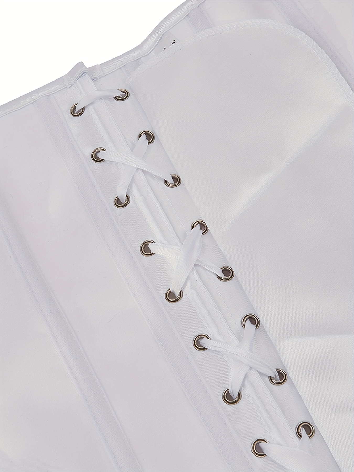Strapless Shapewear For Women Tummy Control Laceback Zip Corset