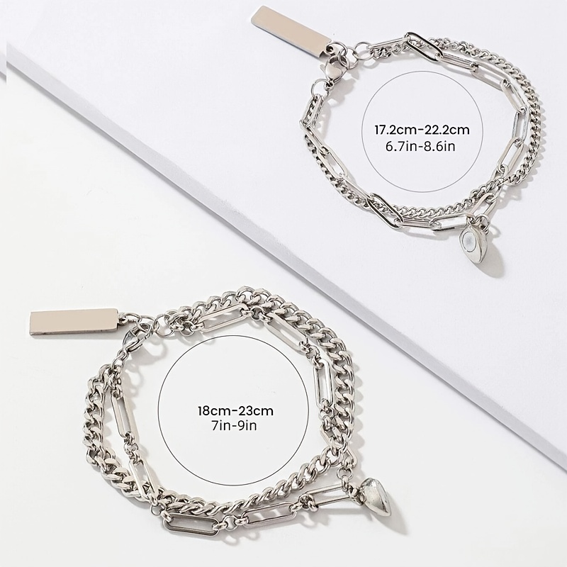 Titanium Bracelets Necklace  New Chain Necklace Bracelet - New