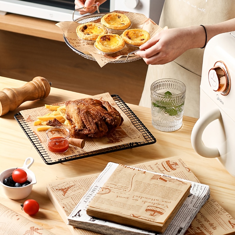 Baking Silicone Oil Paper - Air Fryer Wrapping Paper - Low Prices on Our Store