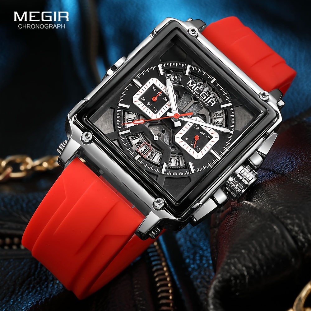 Square dial store watches for men