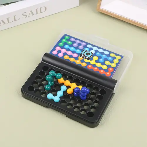 3D Bead Puzzle Logical Thinking Building Blocks 120 Challenges