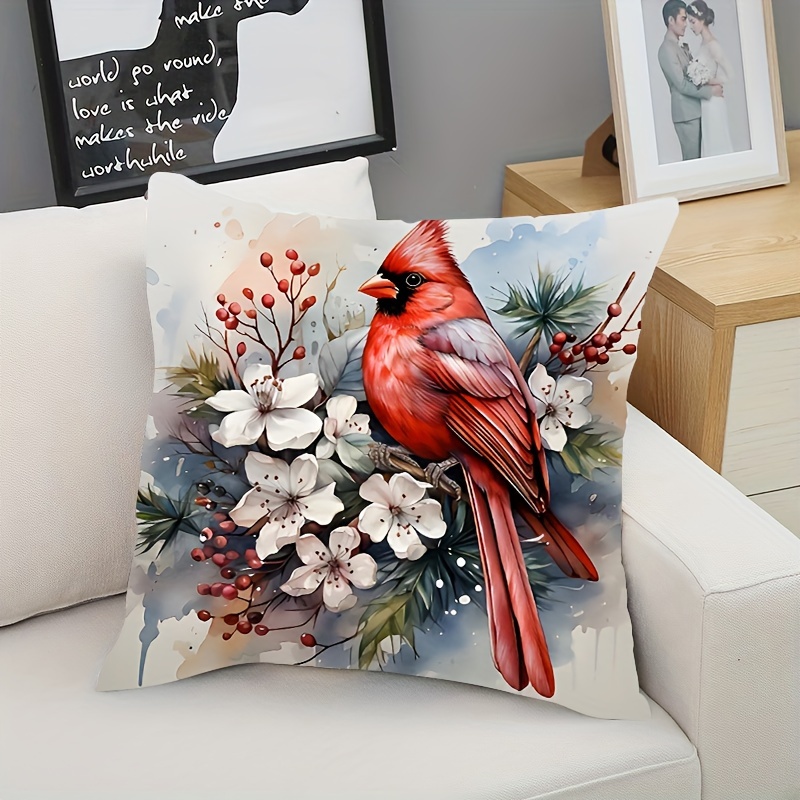 Bird Throw Pillows, Pillows for Farmhouse, Sofa Throw Pillows