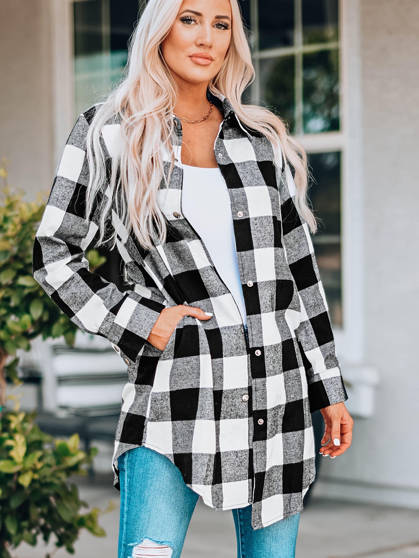 Fashion Trends  Plaid shirt outfits, Outfits with leggings, Plaid flannel  outfit