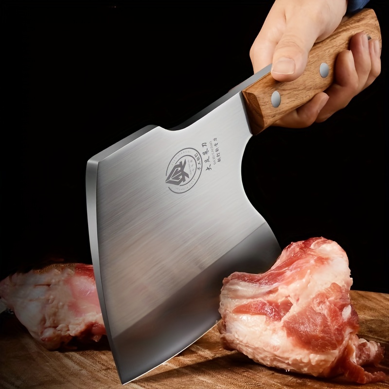 Forged Heavy Duty Meat Cleaver for Meat Cutting Bone Chopping Vegetable  Slicing