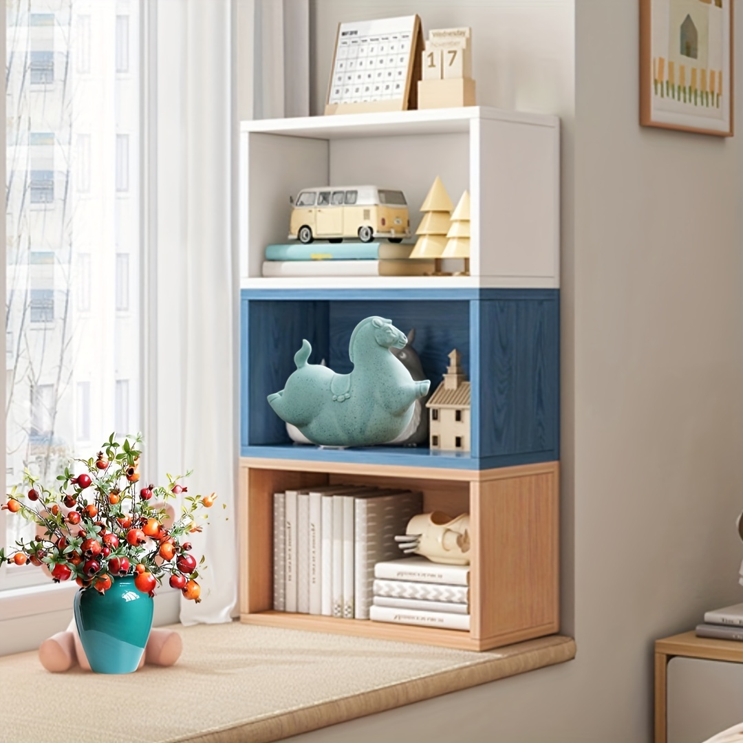 Simple Movable Book Shelf on Wheels Storage Bookcase Creative Bookshelf  Display Stand Home Decoration DIY Book Organizer - AliExpress