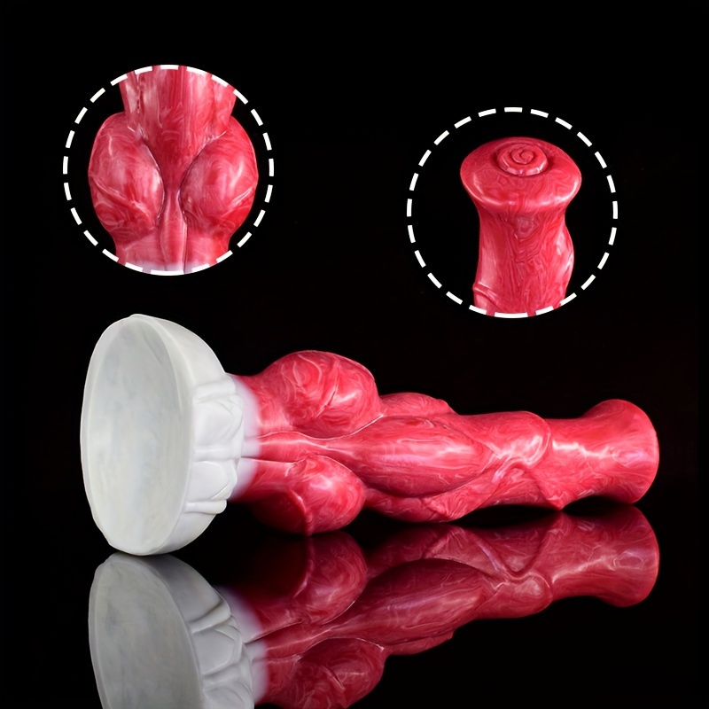 Realistic Animal Wolf Dildo Soft Silicone Strong Suction Temu