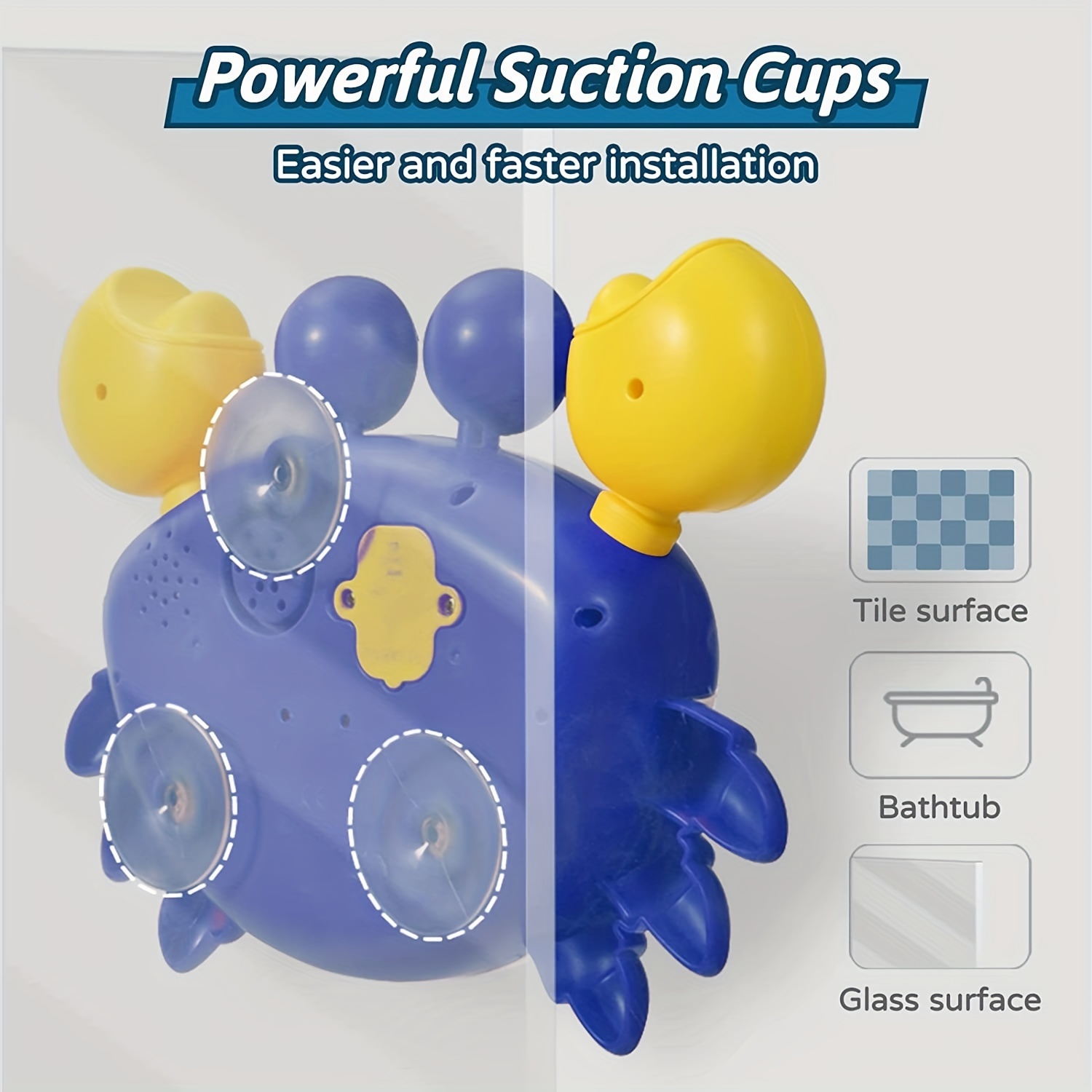 Crab Bath Bubble Maker For Baby Bathtub