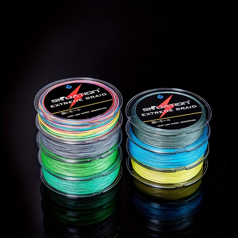 X8 Colorful 8 Strands Fishing Line Abrasion Resistant - Temu