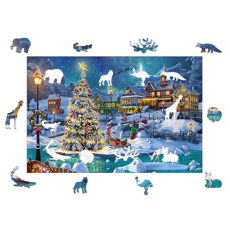christmas animal puzzles super hard educational intelligence toys perfect holiday gifts for adults