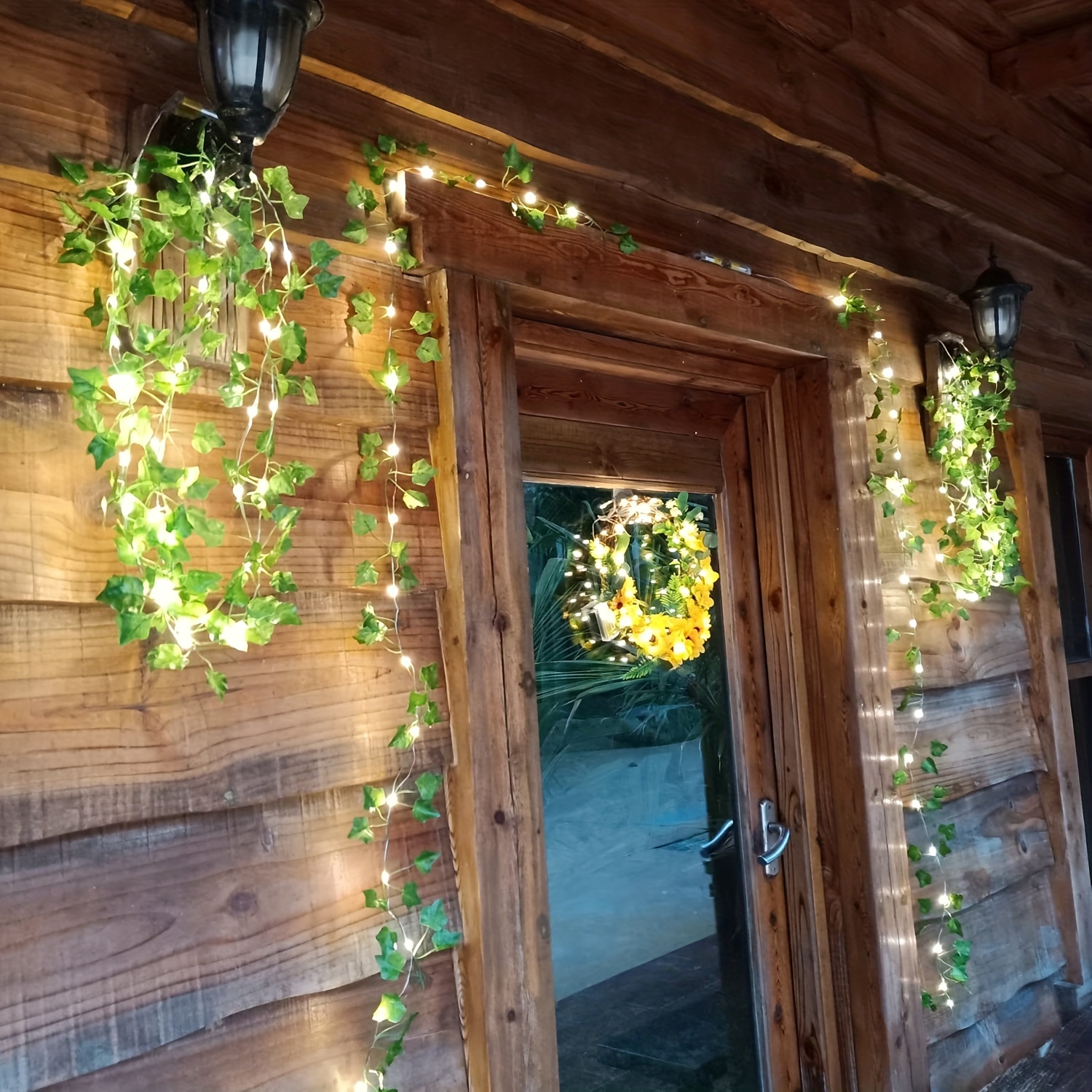 Guirlande lumineuse feuilles de lierre - Lampes et appliques Luminaires et  miroirs